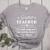 Substitute Teacher Definition Women's Heather T-Shirt Athletic Heather