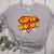 Super Teacher Superhero Back To School Teacher's Women's Heather T-Shirt Athletic Heather Super Teacher Superhero Back To School Teacher's Women's Heather T-Shirt Athletic Heather