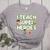 I Teach Superheroes School Teacher Professor Women's Heather T-Shirt Athletic Heather