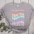 Teacher Dear Students Behind Me 1st Day Of School On Back Women's Heather T-Shirt Athletic Heather Teacher Dear Students Behind Me 1st Day Of School On Back Women's Heather T-Shirt Athletic Heather