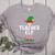 The Teacher Elf Matching Family Christmas Women's Heather T-Shirt Athletic Heather