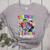 Teachers Are Superheroes Back To School Women's Heather T-Shirt Athletic Heather