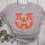 Thanksgiving Math Teacher Pumpkin Pi Pie Math Costume Women's Heather T-Shirt Athletic Heather Thanksgiving Math Teacher Pumpkin Pi Pie Math Costume Women's Heather T-Shirt Athletic Heather