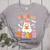Trick Or Teach Cute Floral Ghost Teacher Halloween Costume Women's Heather T-Shirt Athletic Heather