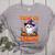 Trick Or Teach Teacher Halloween Ghost Pencil Floral Women's Heather T-Shirt Athletic Heather