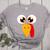 Turkey Face Halloween Costume Thanksgiving Teacher Nurse Women's Heather T-Shirt Athletic Heather Turkey Face Halloween Costume Thanksgiving Teacher Nurse Women's Heather T-Shirt Athletic Heather