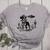 Vintage Boston Terrier UFO Western Wild West Dog Mom Dad Women's Heather T-Shirt Athletic Heather