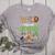 Wild About 1st Grade Teacher Student First Grade Zoo Safari Women's Heather T-Shirt Athletic Heather