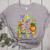 Wild About Teaching Safari Jungle School Teacher Women's Heather T-Shirt Athletic Heather
