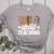Wild About Teaching Teacher Teaching Back To School Women's Heather T-Shirt Athletic Heather
