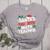 Xmas Lighting Santa's Favorite Math Teacher Christmas Women's Heather T-Shirt Athletic Heather
