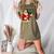 67 Teacher Christmas Santa Six Seven Meme Brainrot Math Joke Women's Heather T-Shirt Heather Olive