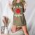 A Is For Apple Toddler Kindergarten Preschool Teacher Women's Heather T-Shirt Heather Olive
