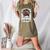 Bleached Teacher Para Life Paraprofessional Cute Messy Bun For Men Women Girls Kids Women's Heather T-Shirt Heather Olive