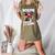 Boston Terrier Bostie Dog Breed Pet Bostie Mom Women's Heather T-Shirt Heather Olive