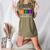 Chemisty Science Teacher Periodic Table Halloween Women's Heather T-Shirt Heather Olive