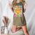 Happy Fri-Yay Groovy Teacher Friday Weekend Fri Yay Women's Heather T-Shirt Heather Olive Happy Fri-Yay Groovy Teacher Friday Weekend Fri Yay Women's Heather T-Shirt Heather Olive
