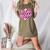 Kindergarten Teacher Women Checkered First Day Of School Women's Heather T-Shirt Heather Olive Kindergarten Teacher Women Checkered First Day Of School Women's Heather T-Shirt Heather Olive