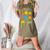Math Cat Geometry Back To School Mathematics Teacher Women's Heather T-Shirt Heather Olive