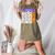 Math Teacher Halloween Costume Calculator Math Pun Women's Heather T-Shirt Heather Olive