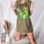Retro Groovy In My Glowing Teacher Era Happy Teacher's Day Women's Heather T-Shirt Heather Olive Retro Groovy In My Glowing Teacher Era Happy Teacher's Day Women's Heather T-Shirt Heather Olive