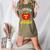 I Teach What's Your Superpower Superhero Teacher Women's Heather T-Shirt Heather Olive