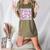 Teacher Bow Pencil Flowers Teacher Back To School Women's Heather T-Shirt Heather Olive Teacher Bow Pencil Flowers Teacher Back To School Women's Heather T-Shirt Heather Olive