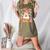 Trick Or Teach Cute Floral Ghost Teacher Halloween Costume Women's Heather T-Shirt Heather Olive