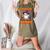 Trick Or Teach Teacher Halloween Ghost Pencil Floral Women's Heather T-Shirt Heather Olive