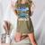 Van Go Retro Vanlife Art Teacher Women's Heather T-Shirt Heather Olive