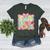 100 Days Of School Preppy 100th Day Of School Teacher Kids Women's Heather T-Shirt Heather Forest