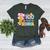 100 Days Of School Preppy 100th Day Of School Teachers Girls Women's Heather T-Shirt Heather Forest 100 Days Of School Preppy 100th Day Of School Teachers Girls Women's Heather T-Shirt Heather Forest
