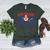 2nd Grade Batter Up Back To School Baseball Teacher Kids Women's Heather T-Shirt Heather Forest