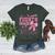 4th Fourth Grade Vibes Back To School Coquette Teacher Girl Women's Heather T-Shirt Heather Forest 4th Fourth Grade Vibes Back To School Coquette Teacher Girl Women's Heather T-Shirt Heather Forest