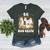 5K Boo Crew Halloween Teacher K5 Floral Ghost Trick Or Teach Women's Heather T-Shirt Heather Forest