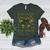 5th Grade Teacher Student Camo Bow Back To School Women's Heather T-Shirt Heather Forest