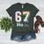 67 Ho Holmium Science Teacher Elements Table Six Seven Meme Women's Heather T-Shirt Heather Forest
