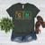 67 Meme Six Seven Teacher Science Periodic Table Women's Heather T-Shirt Heather Forest