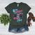 6th Grade Is My Jam Vintage 80s Boombox Teacher Student Women's Heather T-Shirt Heather Forest