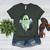 AAC Ghost Tell Me About It Speech Pathology AAC Sped Teacher Women's Heather T-Shirt Heather Forest AAC Ghost Tell Me About It Speech Pathology AAC Sped Teacher Women's Heather T-Shirt Heather Forest