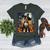Aesthetic Halloween Boston Terrier Dog Witch Pumpkin For Men Women Kids Women's Heather T-Shirt Heather Forest