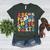 Alphabet Hi Back To School ABC Pre K Kindergarten Teacher Women's Heather T-Shirt Heather Forest Alphabet Hi Back To School ABC Pre K Kindergarten Teacher Women's Heather T-Shirt Heather Forest