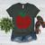 Apple Dot Pattern Art Teacher Appreciation Men Women Humor Women's Heather T-Shirt Heather Forest Apple Dot Pattern Art Teacher Appreciation Men Women Humor Women's Heather T-Shirt Heather Forest