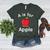 A Is For Apple Toddler Kindergarten Preschool Teacher Women's Heather T-Shirt Heather Forest