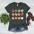 Art Apples Back To School For Teacher Student Women's Heather T-Shirt Heather Forest Art Apples Back To School For Teacher Student Women's Heather T-Shirt Heather Forest