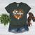 Art Teacher Heart Autumn Thanksgiving Kids Women's Heather T-Shirt Heather Forest Art Teacher Heart Autumn Thanksgiving Kids Women's Heather T-Shirt Heather Forest