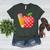 Back To School Pencil And Apple Teacher Student Women's Heather T-Shirt Heather Forest Back To School Pencil And Apple Teacher Student Women's Heather T-Shirt Heather Forest