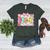 Back To School Pre-K Preppy Teacher Girl Women's Heather T-Shirt Heather Forest