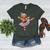 Ballet Dancer Gingerbread Christmas Dance Teacher Girl Women Women's Heather T-Shirt Heather Forest