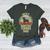 Best Dog Father Dad Vintage Boston Terrier For Men Women Women's Heather T-Shirt Heather Forest